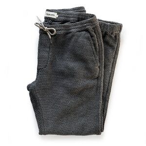 NWT Taylor Stitch The Apres Pant in Charcoal Sashiko, Large